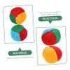 FAVOMOTO 10pcs Pumpkin Shaped Bean Bags Toss Game and Indoor Activity Toys for Boys and Girls for Parties School Events and Family Gatherings view 3