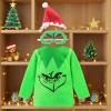 Christmas Elf Doll Accessories KitHoliday Elf Doll Clothes Outfit Include Green Clothes Eye Mask view 2