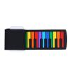 49 Key Roll Up Piano Thickened Silicone Colorful Foldable Electronic Music for Kids view 2