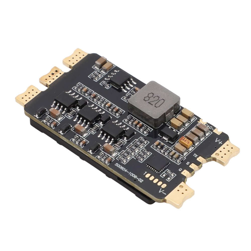 60A ESC 512S, Aluminum Alloy Multiple Protections RC Airplane Electronic Speed Controller Excellent Heat Dissipation for RC Aircraft