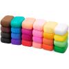 Air Dry Clay 24 Colors, Modeling Clay for Kids, DIY Molding Magic Clay, Toy Gifts for Age 3+ Years Old Boys Girls Kids view 1