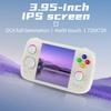 Doriteney RGCube Handheld Game Console Android 13 Game Player 3.95" IPS 128GB TF Card Unisoc T820 RGB Lighting(Beige White) view 2