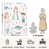 Qilmy Princess with Dragons Baby Blanket for Boys Girls Kids with Soft Cotton, Cute Cozy Warm Nursery Receiving Swaddle Blanket for Toddler Infant Crib, 30 x 40 Inch view 3