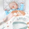 Qilmy Princess with Dragons Baby Blanket for Boys Girls Kids with Soft Cotton, Cute Cozy Warm Nursery Receiving Swaddle Blanket for Toddler Infant Crib, 30 x 40 Inch view 4