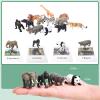 24 Animal Figurines - Educational Toys with Matching Flash Cards for Kids (Zoo & Sea Animals) view 4