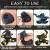 LsuBhef 2Pcs Toy Hand Grenade for Tactical Game with 20 Round Ammo Model Battle Fake Grenade Toys for Outdoor Sport Role Play Prop Game,14+ and Adults,Black view 4