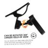 MOBUTOFU 1set Rear View Mirror Impact-resistant Observation Mirror for Safe Driving Compatible All Vehicles Black Design view 2