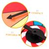 CHILDWEET Blank Raffle Prize Wheel Rotating Desktop Draw Game for Parties Business Events and Gatherings Bright for Easy Prize Selection view 3