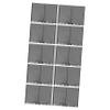 BUTIFULSIC 10pcs Transparent PVC Stamp Storage Pouches Double-Sided Stamp Pages for Collectors Convenient Holders for Banknotes and Gaming Cards view 1