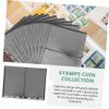 BUTIFULSIC 10pcs Transparent PVC Stamp Storage Pouches Double-Sided Stamp Pages for Collectors Convenient Holders for Banknotes and Gaming Cards view 3