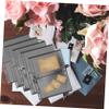 BUTIFULSIC 10pcs Transparent PVC Stamp Storage Pouches Double-Sided Stamp Pages for Collectors Convenient Holders for Banknotes and Gaming Cards view 4