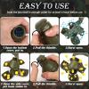 2Pcs Toy Hand Grenade for Tactical Game with 20 Round Ammo Model Battle Fake Grenade Toys for Outdoor Sport Role Play Prop Game,14+ and Adults,Green view 3