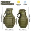 2Pcs Toy Hand Grenade for Tactical Game with 20 Round Ammo Model Battle Fake Grenade Toys for Outdoor Sport Role Play Prop Game,14+ and Adults,Green view 4
