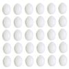 BCOATH 30pcs Simulated Pigeon Eggs Realistic Solid Fake Eggs for Bird Breeding and Home Decor for Craft Projects and Pigeon Management view 1