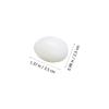 BCOATH 30pcs Simulated Pigeon Eggs Realistic Solid Fake Eggs for Bird Breeding and Home Decor for Craft Projects and Pigeon Management view 2
