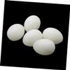 BCOATH 30pcs Simulated Pigeon Eggs Realistic Solid Fake Eggs for Bird Breeding and Home Decor for Craft Projects and Pigeon Management view 3