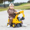 Olakids Licensed Caterpillar Ride on Excavator, Toddler Ride on Push Car with Digging Bucket, Under Seat Storage, Foot to Floor Walker Sliding Truck Construction Vehicle Toy Gift for Kids view 2