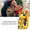 flexman Lucky Cat Waving Arm, 4.5in Solar Powered Cute Waving Cat, Wealth Fortune Cat for Desk, Window, Car Dashboard, Home, Restaurant, Hotel view 2