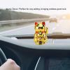 flexman Lucky Cat Waving Arm, 4.5in Solar Powered Cute Waving Cat, Wealth Fortune Cat for Desk, Window, Car Dashboard, Home, Restaurant, Hotel view 3