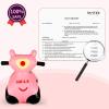 INPANY Kids Bouncy Car Hopper Toys, Toddlers Ride on Car, Inflatable Hopping Toys, Bouncing Buddies, Rubber Bouncer, Outdoor Indoor Birthday Gifts Toy for 2 3 4 Yr Girl Boy (Pink) view 4