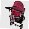 12pcs Stroller Hooks Non-Slip Hangers for Shopping Bags Diaper Bags and Accessories Fits All Strollers and Shopping Carts Black view 3