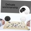 COSMEVIVI Portable Chess Box Chess Storage Reversible Go Game Case Chessboard Box for Travel view 4