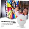 Abaodam Desktop Prize Wheel Portable Raffle Game Turntable for Party Props Luck for Events and Easy to Carry for view 3