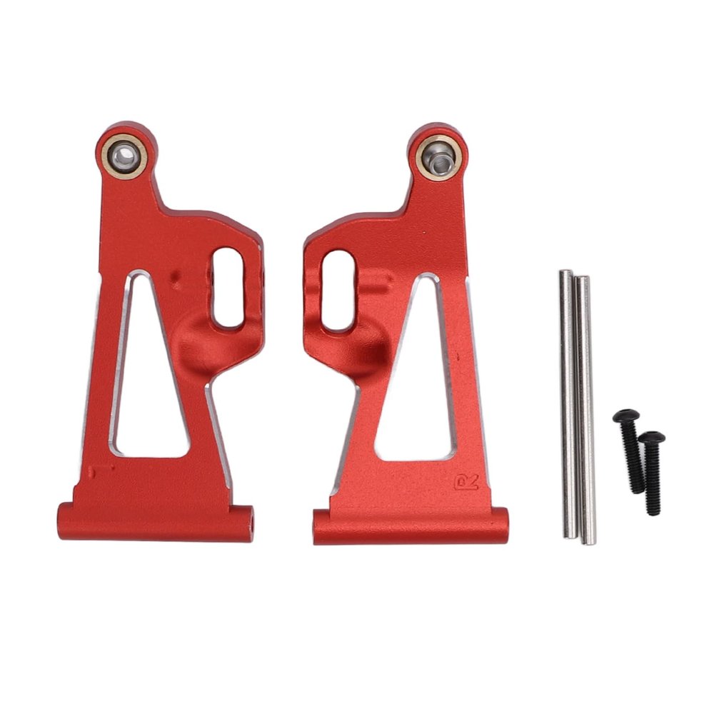 2PCS RC Front Lower Swing Arm, Aluminum Alloy Front Lower Suspension Arm, Upgrade Parts for Hyper 1/14 14209 14210