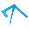Adjustable Ruler, Blue Aluminum Alloy RC Accessory for Measuring and Adjusting Height and Wheel Rim Camber of RC Car, Keep Camber in Excellent Condition, Workmanship and view 1