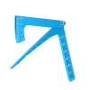 Adjustable Ruler, Blue Aluminum Alloy RC Accessory for Measuring and Adjusting Height and Wheel Rim Camber of RC Car, Keep Camber in Excellent Condition, Workmanship and view 3