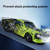 UPALDHOU RC Racing Drift Car, 1/14 Model with Gyroscope Controlled Lights, Water Proof for Wet Racing Environment view 2