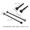1/10 RC Rear Drive Shaft, Metal Steel RC Car Rear Drive Shaft Axles Set for LOSI 1/10 22S 2WD Remote Control Car view 4