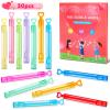 Valentines Party Favors Mini Bubble Wands 30PCS Valentines Day Gifts for Kids Valentine Heart Bubbles Bulk Goodie Bag Stuffers for Wedding Student Classroom Exchange Prizes Outdoor Toys for Girls Boys view 1