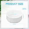 10pcs Narrow Baby Bottle Caps for Dr Brown & Medela Bottles, BPA Free Travel and Storage Baby Bottle Lids Replacement Parts with Sealing Gasket for Ameda Baby Bottles Accessory (White) view 2