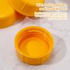 10pcs Narrow Baby Bottle Caps for Dr Brown & Medela Bottles, BPA Free Travel and Storage Baby Bottle Lids Replacement Parts with Sealing Gasket for Ameda Baby Bottles Accessory (Orange) view 4