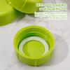 10pcs Narrow Baby Bottle Caps for Dr Brown & Medela Bottles, BPA Free Travel and Storage Baby Bottle Lids Replacement Parts with Sealing Gasket for Ameda Baby Bottles Accessory (Green) view 4