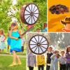 Vertintong Cowboy Pinata 13 Inch Wagon Wheel Western Pinata with Stick Blindfold and Confetti Cowboy Country Themed Birthday Party Decorations Supplies for Adults Rodeos Events Gatherings view 3