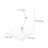 Alasum 8pcs Adjustable Desktop Figure Holders Action Figure Stands for Displaying Dolls Compatible Various Models for Collectors and Retail Showcases view 2
