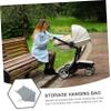 Abaodam Cute Cotton Stroller Storage Bag Diaper Bag Organizer Milk Storage for Breastmilk view 3