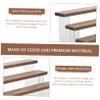 TOPPERFUN 4tier Doll Stand and Jewelry Display Shelf Wooden Riser Shelf for Models Home Decor view 2