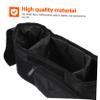 VICASKY Multifunctional Stroller Storage Bag Diaper Pouch Organizer for Essentials Convenient Travel and Household Use Suitable for Moms and Care Black view 3