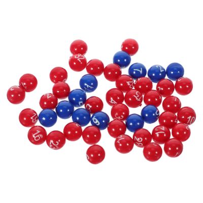 OFFSCH Quality Printed Raffle Balls Lottery Balls Game Props Easy to Find Not Fade Versatile for Party Games