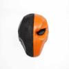 Amonkky Resin Deathstroke Mask Party Props Cosplay Mask Halloween Masquerade Costume Props. (Black and Yellow) view 1