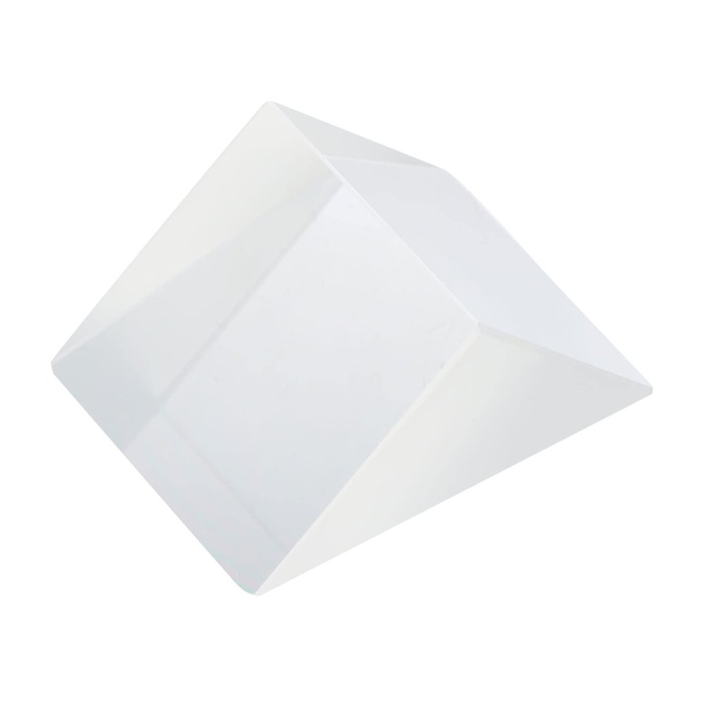 CHILDWEET Glass Triangular Prisms Physical Experiment Prisms Optics Learning Tool
