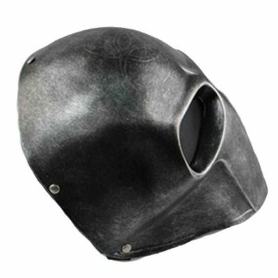 Amonkky Resin Deathstroke Mask Party Props Cosplay Mask Halloween Masquerade Costume Props. (Antique Silver)