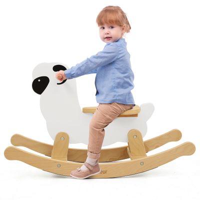 Belleur Rocking Horse for Kids 1-3 Years Old, Premium Wooden Rocking Toy for Toddlers for Indoor & Outdoor Activities, Baby Horse Riding Toy for Birthday & Visit Gifts