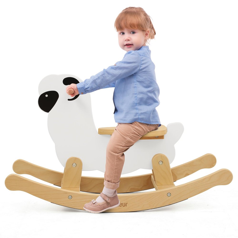 Belleur Rocking Horse for Kids 1-3 Years Old, Premium Wooden Rocking Toy for Toddlers for Indoor & Outdoor Activities, Baby Horse Riding Toy for Birthday & Visit Gifts