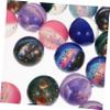 ibasenice 25pcs Space-themed Bouncy for Boys and Girls Elastic Toy Party Favors for Birthday Celebrations and Classroom Exchanges view 2