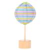 Srliya Wooden Rotating Lollipop, Colorful Wood Wand, Stress Relief & Office Home Novelty Gadget for Adults (Macaron Color) view 1