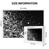 Puzzles 500 Pieces Black White Glitter Jigsaw Puzzles Wooden Photo Puzzle for Adults Personalized Picture Puzzle Classic Jigsaw Puzzle for Family Wedding Birthday Valentine's Day Gifts 15.7 x 11 Inch view 2